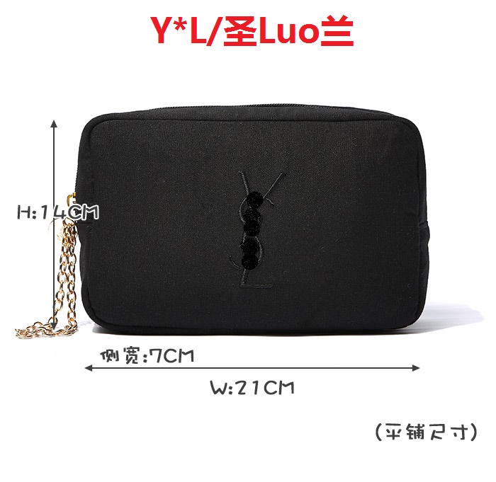 upload_a2ba6cfd18601502c3031675179d8795_YSL金属链条式拉锁头超厚棉布化妆包1a